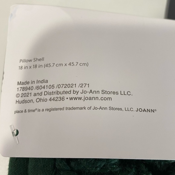 Place & Time Knit Pillow Cover - Picture 8 of 9